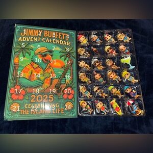 2025 Jimmy Buffett Advent Calendar Christmas Ornaments Parrothead Margaritavl